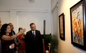 Chief Secretary V. Srinivas Inaugurates 'Melody of Colors' Art Exhibition at JKK Jaipur